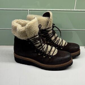 Ron White Cozy Shearling-Lined Boots NEW